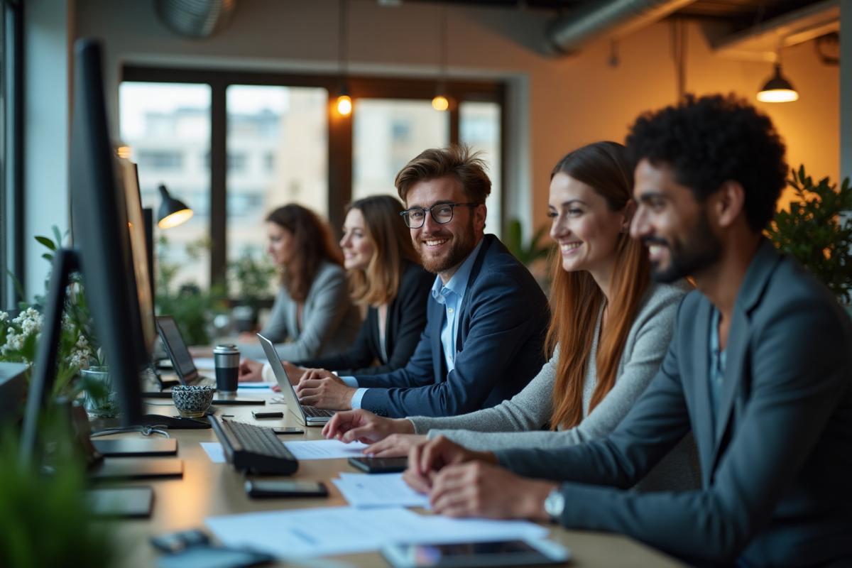 Professional team collaborating on UK ETA services